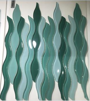Glass Tiles With Irregular Type