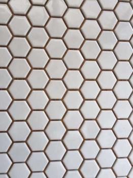 Hexagon ceramic mosaic
